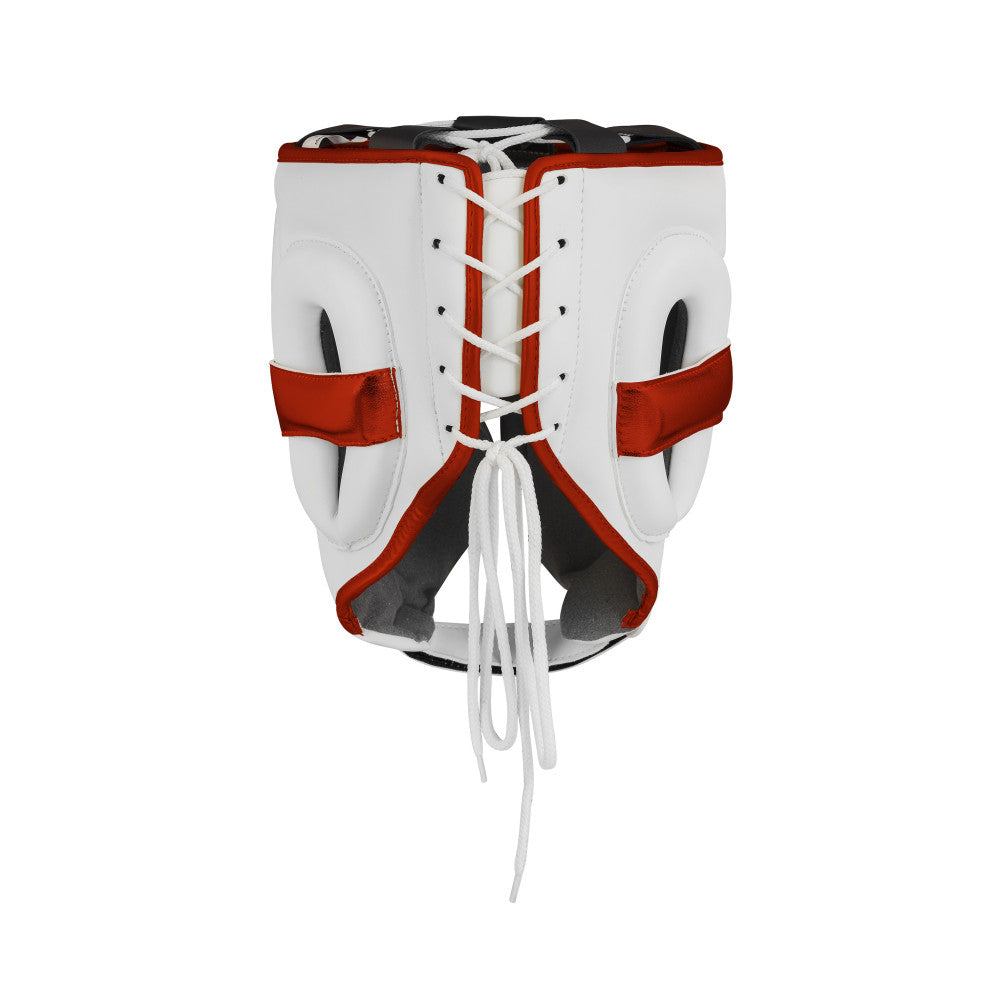 Casque de Boxe PRO Adidas - Blanc/Rouge
