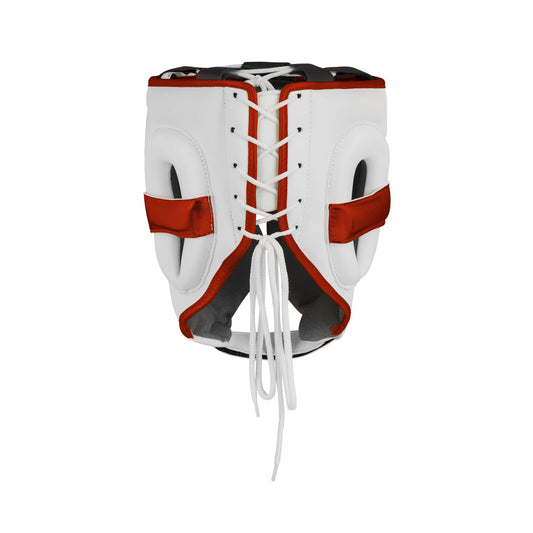 Casque de Boxe PRO Adidas - Blanc/Rouge