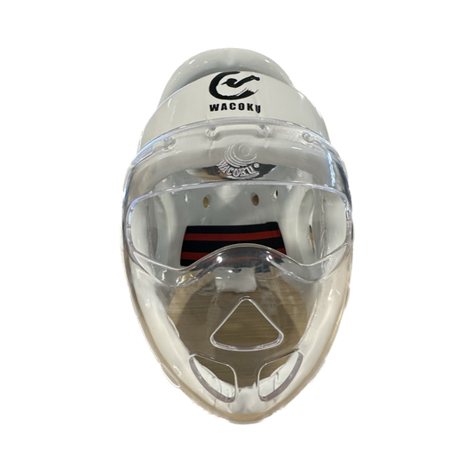Casque à bulle blanc Wacoku - ASSM TKD