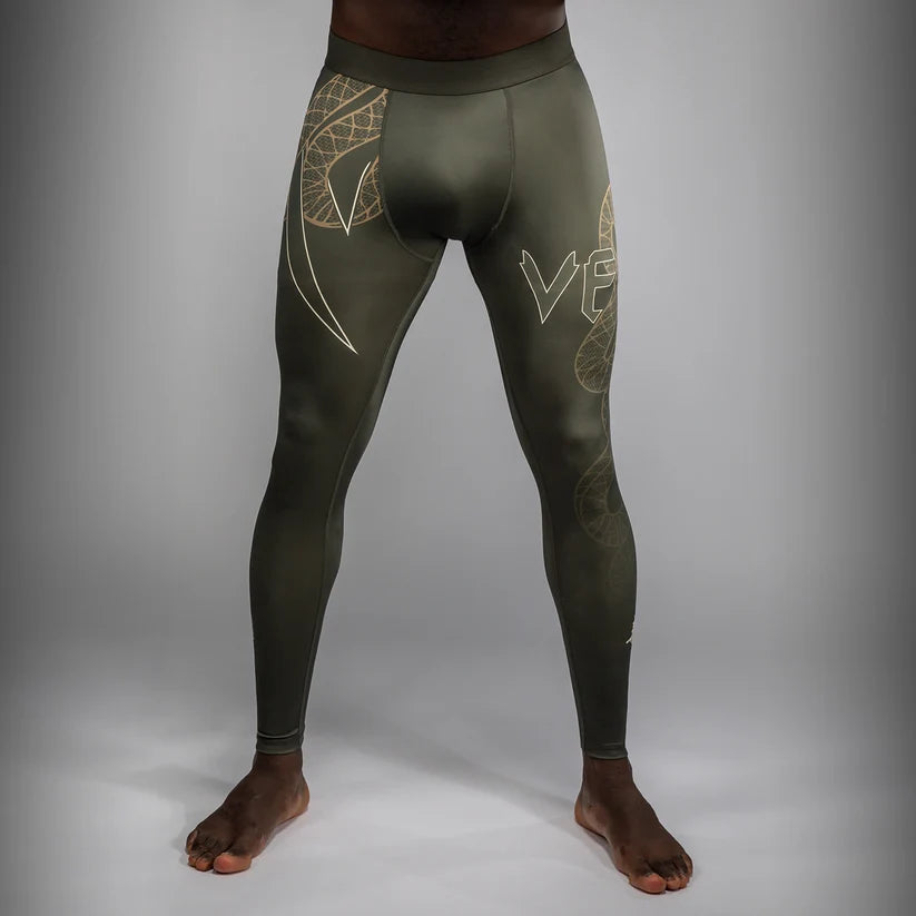 Pantalon de Compression Serpenti Venum – Kaki/Bronze/Ivoire