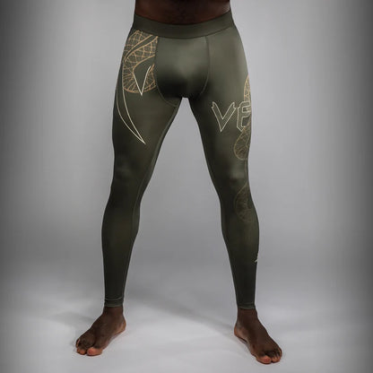 Pantalon de Compression Serpenti Venum – Kaki/Bronze/Ivoire