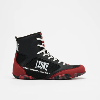 Chaussure de boxe "Premium" Leone 1947 - Rouge Camo