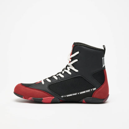 Chaussure de boxe "Premium" Leone 1947 - Rouge Camo