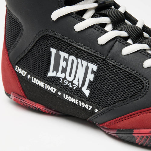 Chaussure de boxe "Premium" Leone 1947 - Rouge Camo