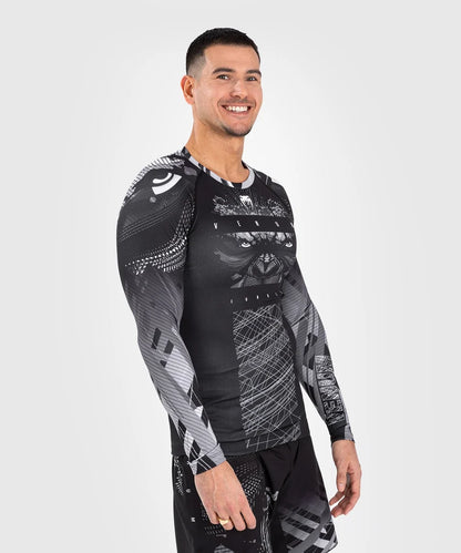 Rashguard à manches longues Gorilla Jungle Venum - noir/blanc