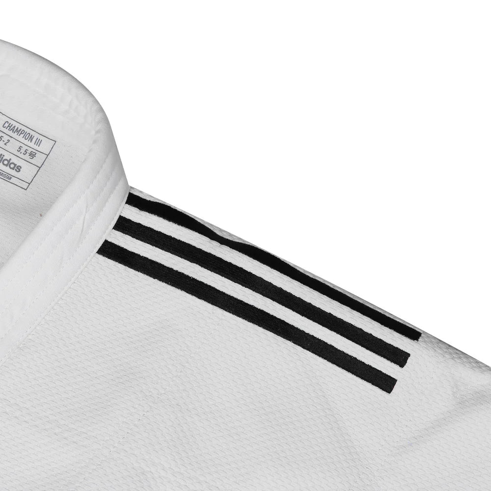 Kimono de Judo "Champion III" IJF Adidas - Slim/Blanc