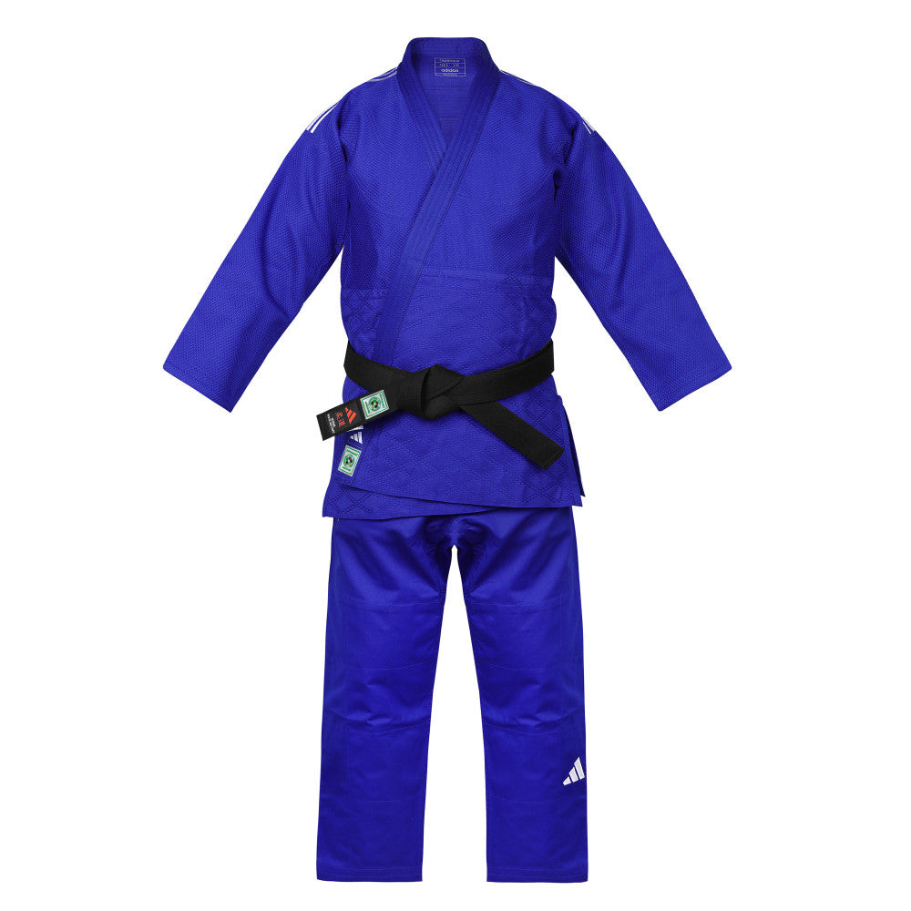 Kimono de Judo "Champion III" IJF Adidas - Slim/Bleu
