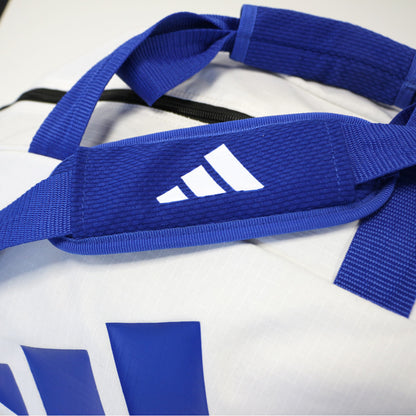 Sac de sport bi matière Adidas - Blanc/Bleu