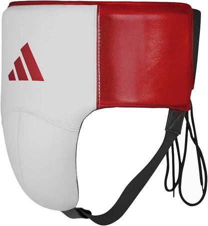 Coquille de Boxe Pro Adidas - Blanc/Rouge