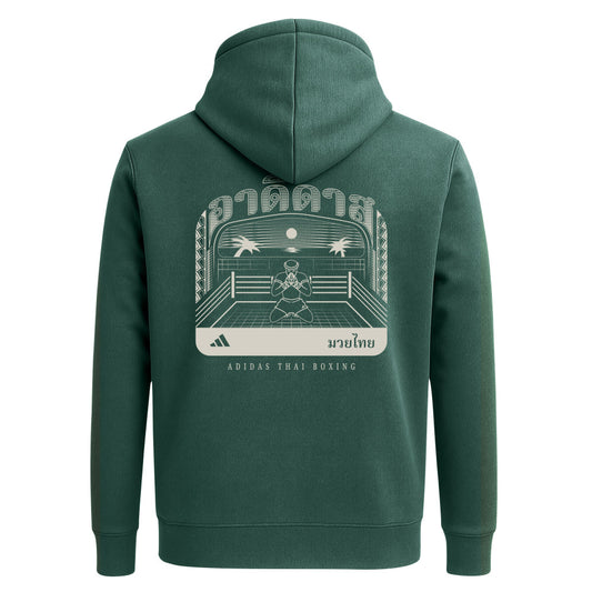 Sweat à capuche Graphic Line Muay Thaï Adidas - Vert
