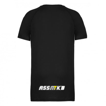 T-shirt noir - Avec logo ASSM TKD